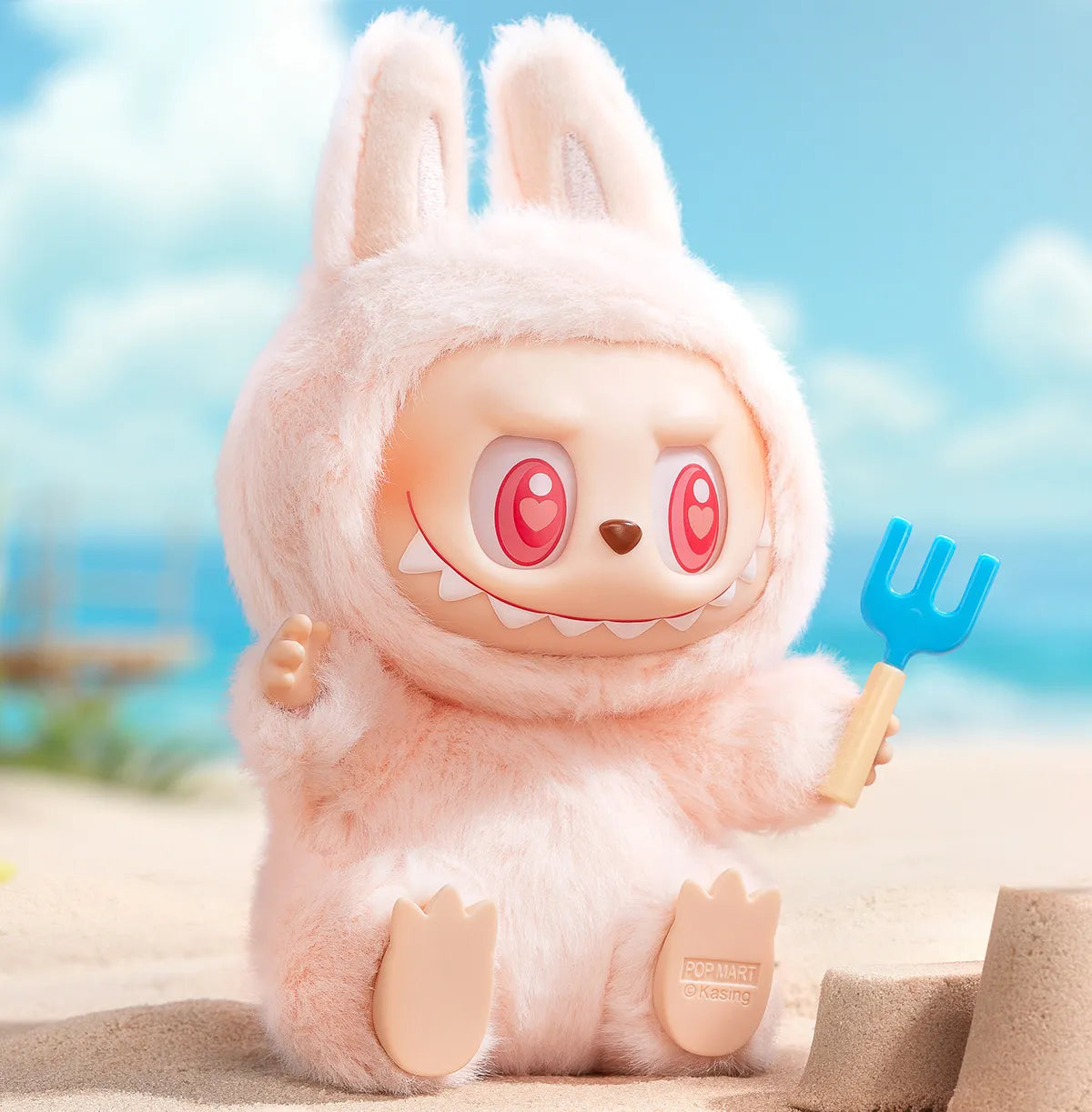 Labubu Have a Seat Vinyl Plush - DADA (Pink)